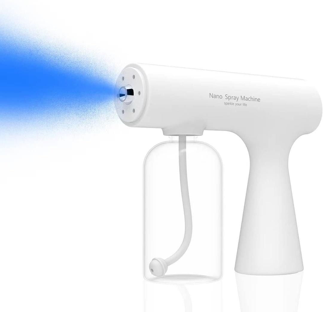 Handheld Humidifiers Atomizer SprayerRechargeable ULV Nano Sprayer with Blue Light,Electrostatic ULV Atomizer SprayerElectrostatic Portable Sprayer