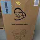 BEKA Diaper Changing Station, Portable Changing Table for Baby, Waterproof, Folding Portable Changing Station, Adjustable Height w/Organizer, Mobile Nursery Diaper Changing Table for Baby, Newborn (Dark Gray)