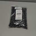 Mandala Crafts 500 14mm Round Large Wooden Beads for Crafts Macrame Supplies - DIY Black Natural Wood Beads Bulk with Holes for Jewelry Making Garland