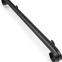 4 Ft Wrought Iron handrail Stair Rail Grab Bar Kit Matte Black Railing Staircase Handrails