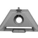 Satellite Mount Pole Adapter Durable PC Material 8 Degree Installation Angle for 21MM to 25MM Poles Outdoor Antenna Mounting Includes Cable Clips Screw Assembly Diagram, Incomplete