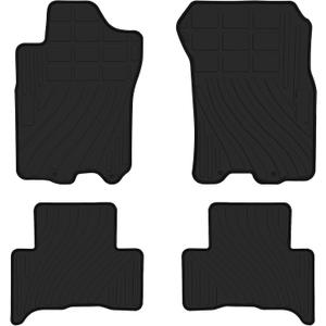 Car Floor Mats Custom Fit for Toyota FJ Cruiser 2007-2014 Black Rubber Auto Liner Mats All Weather Protection