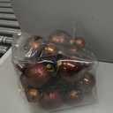 41PCS Brown Christmas Ornaments Set - Shatterproof Christmas Tree Ornaments with Icicle for Holiday Party - Vintage Xmas Decorations in 4 Sizes