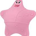 Bathtub Overflow Drain Cover, Silicone Tub Overflow Drain Cover, Soak Bathtub Drain Cover Stopper with Suction Cups, Cute Bathroom Spa Accessories Adds Inches of Water for Deeper Bath (Pink)