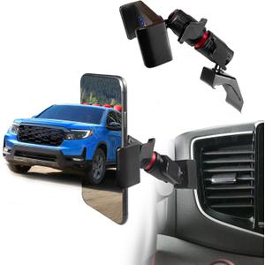 Passport Pilot Vent Phone Mount for Honda Passport 2019-2025|Pilot 2016-2022|Ridgeline 2016-2026|Aluminum Telescopic Air Vent Phone Holder|Thick Case Friendly Mount for iPhone 16/15 Pro Max,Galaxy S24