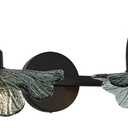 Black Wall Sconce 2 Light Bathroom Vanity Light Over Mirror, Modern Wall Light Fixture with Dark Glass Shade mid Century Wall Sconce Bedroom Wall sconces for Bedroom Hallway Living Room