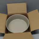 Non-Slip Ceramics Dog Bowl Small and Medium Dog Feeding Bowl Dog Food Bowl Dog Dish Water Bowl Protect Cervical Spine (6in Bowl, Grey)