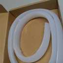 Duzzy 39 Inch Collapsible Shower Water Dam, Shower Threshold Water Stopper Barrier and Retention System and Keeps Water Inside Threshold Dry and Wet Separation, Suitable for Bathroom & Kitchen (Translucent)