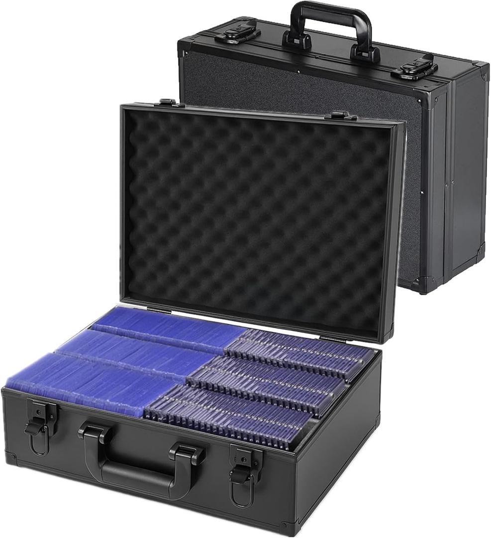 Toploader Storage Box for 3" x 4" 35pt Rigid Cards - Hard Protective Case Holds 600+ Toploaders, Trading Card Storage for Sports & Collectible Cards Top Loader