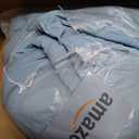 Bedsure Full Comforter Set, Dusty Blue Soft Prewashed Bedding for All Seasons, 3 Pieces GentleSoft Bed Set, 1 Lightweight Comforter (82"x86") and 2 Pillowcases (20"x26")