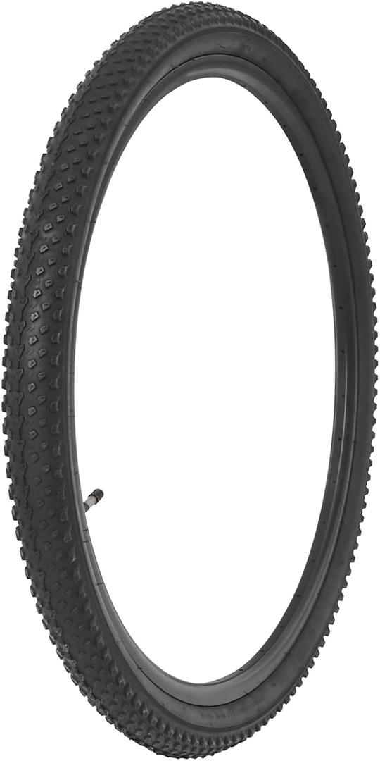 2 Pack Mountain Bike Tire Strong Grip Compatible Replacement Bicycle Tire for MTB Mountain Bicycle (Black (1 Tire)), Size: 26"x2.125"