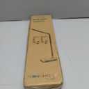 White crown LED Desk Lamp Dimmable Table Lamp Reading Lamp with USB Charging Port, 5 Lighting Modes, Sensitive Control, 30/60 Minutes Timer (White, First-Generation) (Silver)