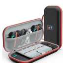 DIGIROOT Switch Case for Nintendo Switch 2 (2025) and Switch / OLED, Portable Travel Carrying Case, Slim Hard Shell Protective for Switch 2 Accessories with 10 Game Card Slots