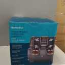Homedics Deluxe Foot Massager & Calf Massager, Rolling & Compression Massage, Adjustable Tilt, Washable Liners, 4 Programs, 3 Intensity for Muscle Relief and Post-Workout Recovery