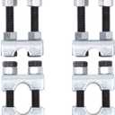 4 Pcs Coil Spring Compressor Tool, 2 Way Adjustable Coil Spring Spacer Carbon Steel Shocks Adjuster Tool for Cars