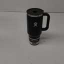 Hydro Flask 40 Oz Travel Tumbler with Handle, Lid and Straw - Insulated Stainless Steel in Black