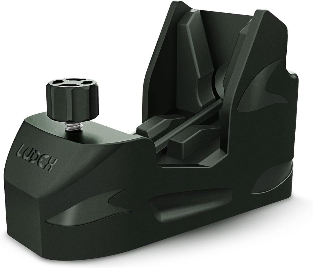 Ludex Universal Pistol Speed Loader, Mag Reloader for 9mm Luger 10mm .40S&W .45ACP .357Sig .380ACP 1911 Single and Double Stack Magazines