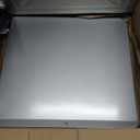HONGBAKE 2 Pieces Large Flat Cookie Sheet No Edges, Nonstick Insulated Baking Pan, Commercial Oven Trays for Cooking, 16" X 14", Grey