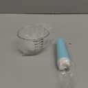 Dog-Cat Food Scoop 1 Cup, Pet Food Measuring Cup with Long Handle, Food-Grade Scoop for Dogs, Rabbit Wet or Dry Food, Easy to Clean & Accurate Scale (Blue)