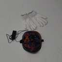 Halloween LED Light Up Mask, Scary Glowing Mask for Cosplay Costumes, Festival, Carnival Party Supplies Gifts (Blue+red)