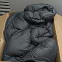 ELEMUSE Full Grey Mattress Topper for Back Pain, Extra Thick Mattress Pad Cover, Plush Soft Pillowtop with Elastic Deep Pocket, Overfilled Down Alternative Filling