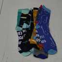 Ramede Set of 10 Novelty Fishing Socks for Men Funny Cotton Crew Socks Fisherman Birthday Holiday Gifts for Men Dad Grandpa
