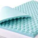 DMI 3-Inch Foam Mattress Topper, Egg Crate Foam Pad, Mattress Pad and Bed Topper for Support, Air Circulation, Pressure Relief and Weight Distribution, Twin Size, 33 x 72 x 3