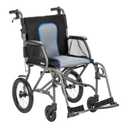 Drive Medical AeroFly Transport Chair, Just 13 lbs, Matte Gray