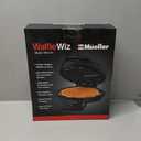 Mueller Heart 5 Waffle Maker, Waffle Iron, Adjustable Browning Control & Nonstick, Cool Touch Handle, Easy to Clean, Small Kitchen Appliances