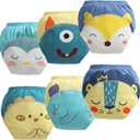 Potty Training Underwear Absorbent Toddler Training Pants for Boys and Girls, Girl Training Underwear, 100% Cotton Reusable Pee Pants 3T-4T
