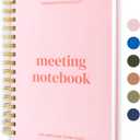 Lamare Meeting Notebook for Work Organization  Perfect Work Notebook for Note Taking & Meeting Planner for Productivity