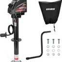 Kohree 9000 lbs Electric Trailer Jack with 7 Way Plug, 12V A-Frame Power Tongue Jack with 22" Lift, Heavy Duty RV Camper Travel Trailer Jack with Manual Crank Handle & Weatherproof Cover