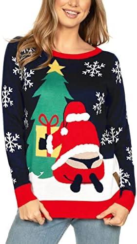 Tipsy Elves Ugly Christmas Sweaters for Women - Funny Festive Womens Christmas Sweaters - Cute Winter Holiday Outfit 2XL