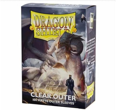 Dragon Shield | Matte Clear Outer Sleeves | 40 CT - Smooth & Tough Premium TCG Sleeves | Compatible with Pokemon, Flesh & Blood, One Piece & Magic The Gathering Dragon Shield | Matte Clear Outer Sleeves | 40 CT - Smooth & Tough Premium TCG Sleeves | Compatible with Pokemon, Flesh & Blood, One Piece & Magic The Gathering