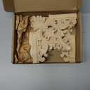 4PCS Decorative Wood Carved Corner Onlay Appliques 5.9 * 5.9in for Furniture Door Cabinet (4Corner 5.9 * 5.9in)