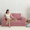 COMAX Futon Sofa Bed, Convertible Sofa Bed, Folding Boneless Couches, 59 Inch