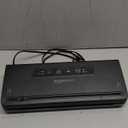 Amazon Basics Vacuum Sealer Machine for Food Preservation with Dry/Moist Mode, Built-in Cutter and Air Suction Hose, Black