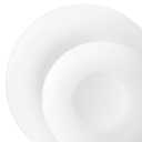 Organic White Plates Combo (7.5"+10") Case of 128 (4 packs x 32)