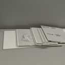 OLIXIS Dresser for Bedroom, 7 Storage Drawers, Wide Fabric Closet Chests Organizer Tower Furniture, TV Stand with Wooden Top Metal Frame for Clothes, Living Room, Hallway, Entryway, Classic White