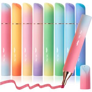 Mr. Pen- Glitter Highlighters, 8 Pack, Sunshine Colors, Chisel Tip Glitter Highlighter Markers for Journaling, Notes, Planners & Creative Highlighting