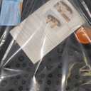 Trobing Standing Desk Mat Balance Board with Rollerball, Wooden Wobble Anti Fatigue Mat Balance Board for Standing Desk, Home Office Non-Slip Comfort Floor Mat to Relieve Foot, Knee, and Back Pain (A: Medium Black ( 21 inch)