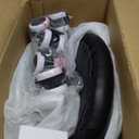 YEEZEE Saddle Stool Ergonomic- Comfortable Rolling Saddle Stool with Wide Thick Saddle Seat Padding, Swivel Adjustable Saddle Chair with Wheels and Ring Pedal for Medical Massage Salon (Dark Black)