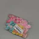 Chenkou Craft 15pcs New Padded Felt Butterfly Satin Ribbon Flowers Beads Appliques Wedding A454 (Multi-Color)