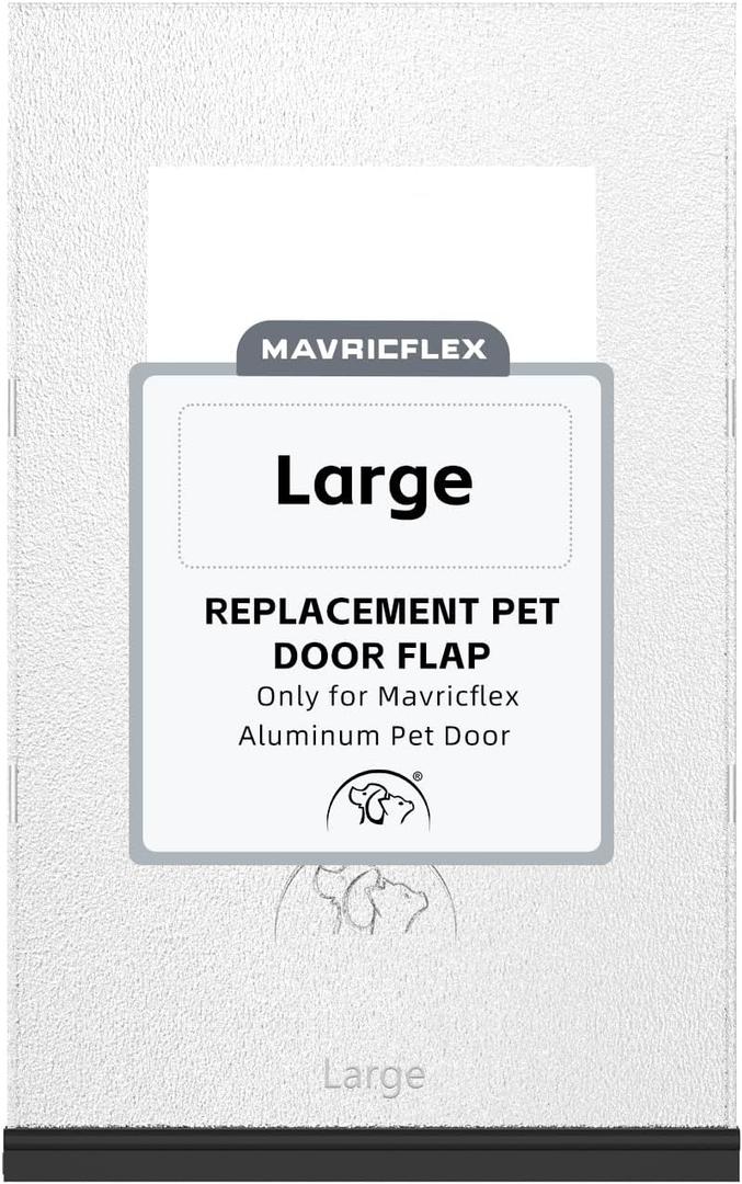 Mavricflex Replacement Pet Door Flap, Easy to Install, Only Compatible with Aluminum Weather Dog Doors for Dogs (L- 11 * 16 1/2)