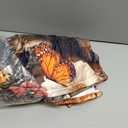 Glawry Rustic Brown Highland Cow Throw Blanket for Bed,51x59 Inch, Farmhouse Cute Animal Colorful Floral Flowers Daisy Botanical Butterfly Country Soft Cozy Flannel Blankets for Sofa Couch Chair (50x60)