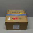 GloMuse Ceiling Lights Semi Flush Mount Ceiling Light Brown Glass Chandeliers Black Base Modern Lighting Light Fixture Suitable for Living Room Kitchen Bedroom Hallway (Bulb Not Included) (11.8 inch)