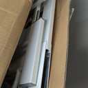 Regalo Safety 29-38.5" Baby Gate for Doorways & Bottom of Stairs, Pressure Mounted Baby Gate with Door for Babies, Toddlers & Pets, Tested & Safe for 30 Years, American Designed, American Owned, White