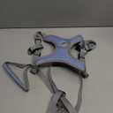 Dog Frenchie Harness with Leash Set, No Pull Adjustable Step in with Breathable Padded Vest Harness for Small Medium Large Dogs Walking and Running(M, Gray)