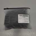 RoseSeek Women's Long Sleeve Mesh Tops Ruched Crew Neck See Through Tight T Shirts (Black, S)