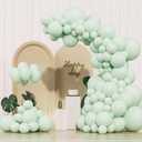 Pastel Green Balloons 145pcs Different Sizes 18 12 10 5 Inches Mint Green Latex Balloon Garland Arch for Birthday Baby Shower Wedding Anniversary Graduation Party Decorations